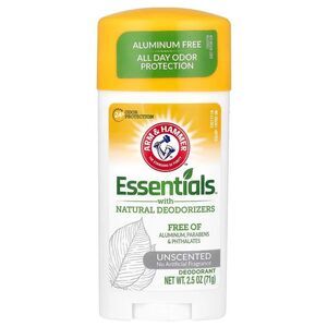 Arm & Hammer Essentials Natural Deodorant Unscented 2.5 oz Baking Soda